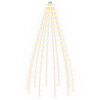 vidaXL Kalėdų eglutės lemputės 180 LED &Scaron;ilta balta 180 cm