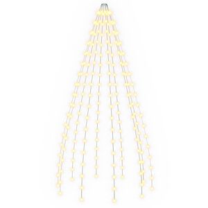 vidaXL Kalėdų eglutės lemputės 180 LED &Scaron;ilta balta 180 cm