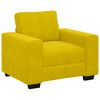 vidaXL Sofa-kėdė, geltona, 100x77x82 cm, aksomas