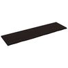 vidaXL Vonios stalvir&scaron;is, tamsiai rudas, 220x60x(2-4) cm, mediena