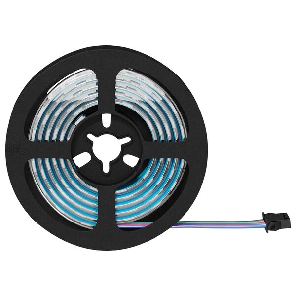 vidaXL LED juosta 2 pcs Juoda ir permatoma 950 mm Varis ir plastikas