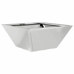 vidaXL Sodo vazonas Sidabrinė 35 x 35 x 15 cm Galvanizuotas plienas