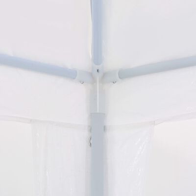 vidaXL Proginė palapinė, balta, 3x9 m, PE