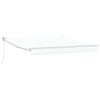vidaXL I&scaron;traukiama markizė Balta 350 x 250 cm audinys