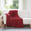 vidaXL Mesti antklodės 24 pcs Bordo raudona 170 x 130 cm Flysas