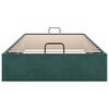 vidaXL Osmanų lovos rėmas be čiužinio, žalias, 90x190 cm, aksomas