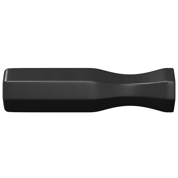 vidaXL Futbolo stalo rankenos 10 pcs Juoda 3,1 x 3,1 x 17,8 cm