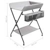 vidaXL Vystymo stalas, &scaron;viesiai pilkos spalvos, geležis