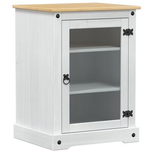 vidaXL HiFi spintelė Balta 60 x 50 x 82 cm Kietos pu&scaron;ies mediena