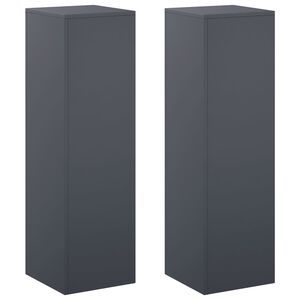 vidaXL Augalų stovas 2 pcs Antracito 30 x 30 x 100 cm