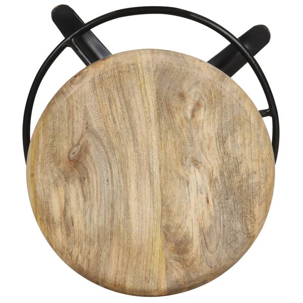 vidaXL Baro taburetės, 2vnt., 66cm, mango medienos masyvas