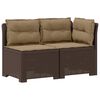 vidaXL 2-Vietis Sodo Sofas su Pagalvėlėmis, Atrodo kaip Ratano