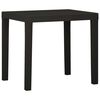 vidaXL Sodo stalas, antracito spalvos, 79x65x72cm, plastikas