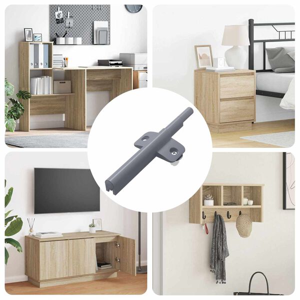 vidaXL Mink&scaron;tas uždarymo amortizatorius 1161 pcs Pilka PP