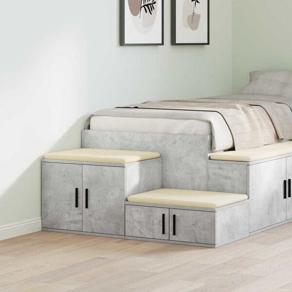 vidaXL Oppbevaringsskap Betono pilka 103 x 41 x 40 cm Apdirbta mediena