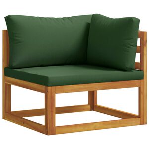 vidaXL Kampinė sofa su pagalvėlėmis