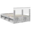 vidaXL Lovos rėmas Betoninė 120 x 190 cm Apdirbta mediena