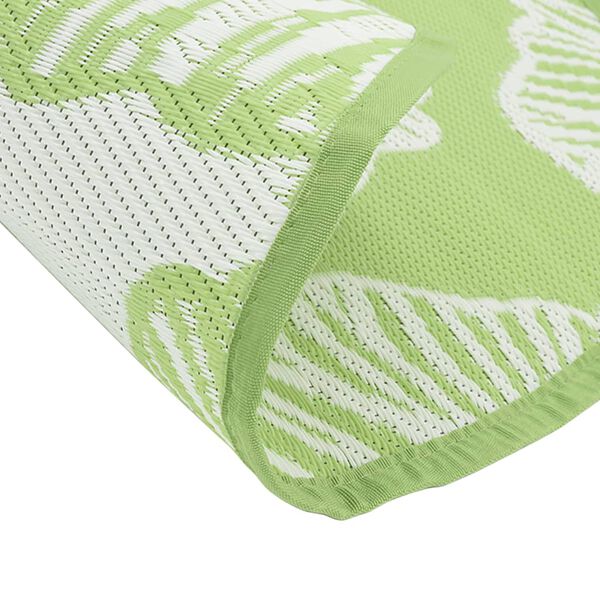 vidaXL lauko kilimas ARAKIL žalias Ø120 cm PP