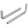 vidaXL Hex rakto 2 vnt. Sidabrinė 32 x 86 mm Plienas