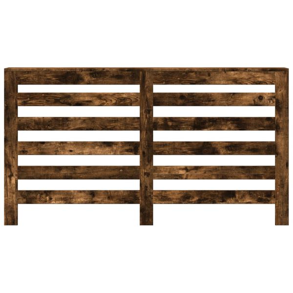 vidaXL Radiatoriaus uždangalas, dūminis, 149x20x82cm, apdirbta mediena