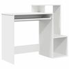 vidaXL Stalas Balta Apdirbta mediena 106 x 41 x 88.5 cm