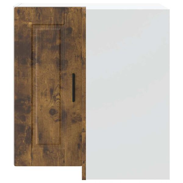 vidaXL Virtuvės spintelė, Porto, dūminio ąžuolo, apdirbta mediena