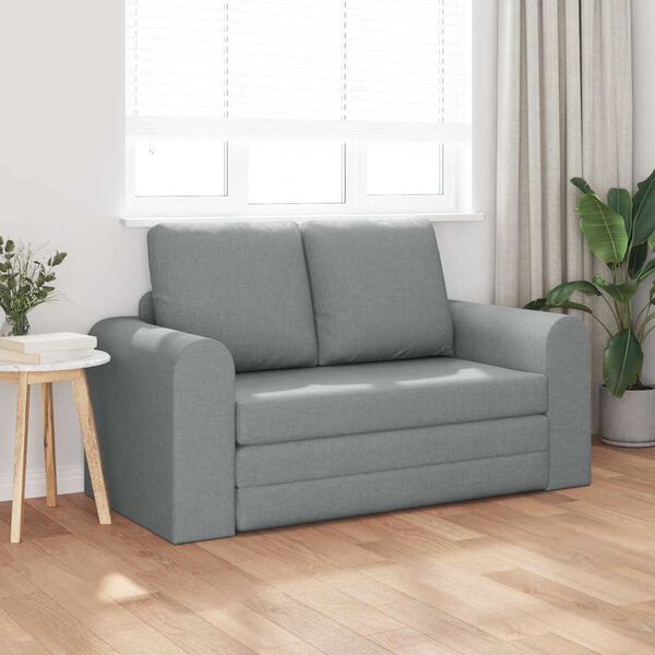 vidaXL Sofa lova 60cm &Scaron;viesiai pilka audinys