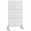 vidaXL Privatumo žaliuzės 100 x 50 x 180 cm Nerūdijantis plienas