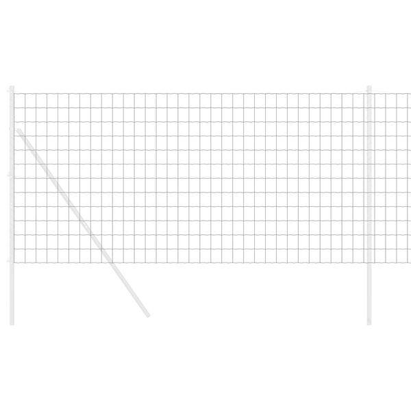 vidaXL Euro tvora Pilka 1 x 25 m PVC padengta geležis