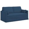 vidaXL Sofa 2 pcs Mėlyna 158 x 78 x 80 cm audinys