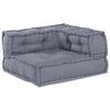 vidaXL Modulinė sofa 3 pcs Pilka 140 x 70 x 36 cm audinys