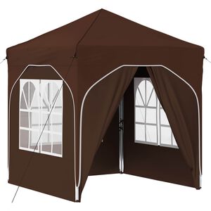 vidaXL Pop-up &scaron;ventinis palapinė 192 x 192 x 245 cm Ruda