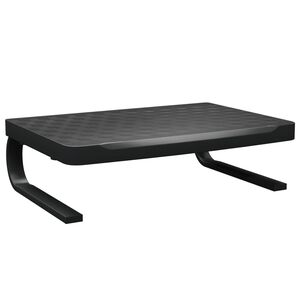 vidaXL Monitoriaus stovas, juodos spalvos, 37x28x11,5cm