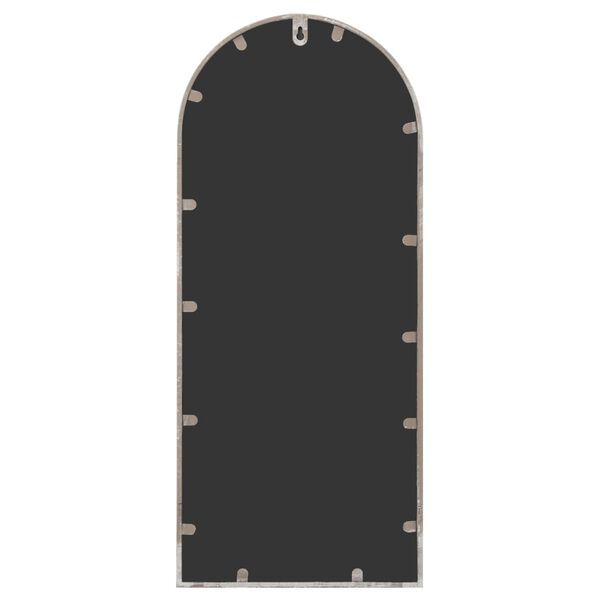 vidaXL Sodo veidrodis, smėlio spalvos, 100x45cm, geležis