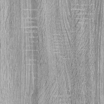 vidaXL Kavos staliukas, pilkas ąžuolo, 68x50x38cm, apdirbta mediena