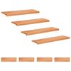 vidaXL Laiptų pakopos 8 vnt. 100 x 25 x 2 cm Lakas Kietas bukas medis