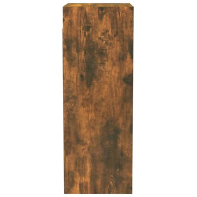 vidaXL Sieninė spintelė, dūminio ąžuolo, 34,5x32,5x90cm, mediena