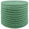 vidaXL Džiuto virvė 24 mm Žalia 100% Tossa jutas