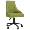 vidaXL Pasukamos valgomojo kėdės, 2vnt., &scaron;viesiai žalios, aksomas