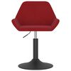 vidaXL Baro taburetė, raudonojo vyno spalvos, aksomas