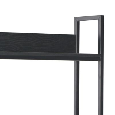 vidaXL Kompiuterio stalas, juodas, 120x60x138cm