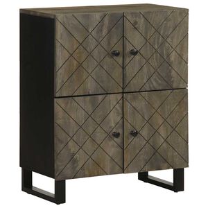 vidaXL indauja juoda 60x33x75 cm masyvo mango