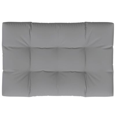 vidaXL Paletės pagalvėlė, pilkos spalvos, 120x80x12cm, audinys