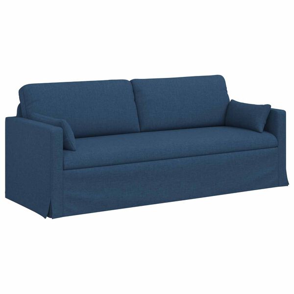 vidaXL Sofa Mėlyna 198 x 78 x 80 cm audinys