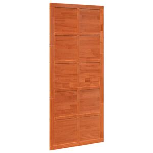 vidaXL Tvarto durys 100 x 2,5 x 208 cm Pu&scaron;ies medienos masyvas