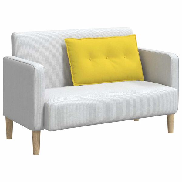 vidaXL Apsaugos Pagalvė &Scaron;viesi geltona 80 x 19 x 50 cm audinys