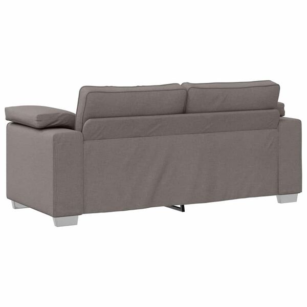 vidaXL Sofa 140cm Taupe audinys