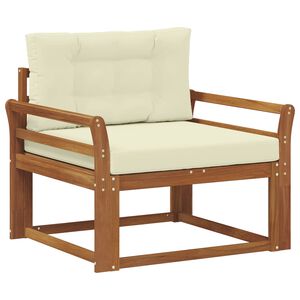 vidaXL Lauko Vidurinis Sofa Natūrali