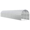 vidaXL Vi&scaron;tų būdas Sidabrinė 1200 x 200 x 200 cm Galvanizuotas plienas