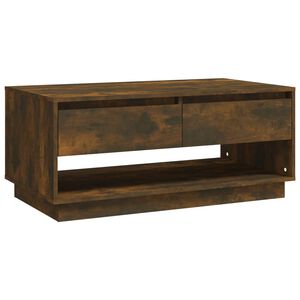 vidaXL Kavos staliukas, dūminio ąžuolo, 102,5x55x44cm, mediena